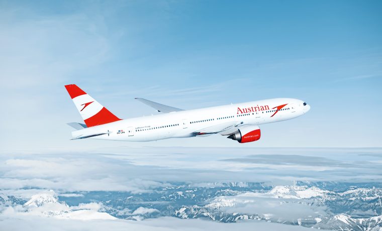 オーストリア航空旅客機画像