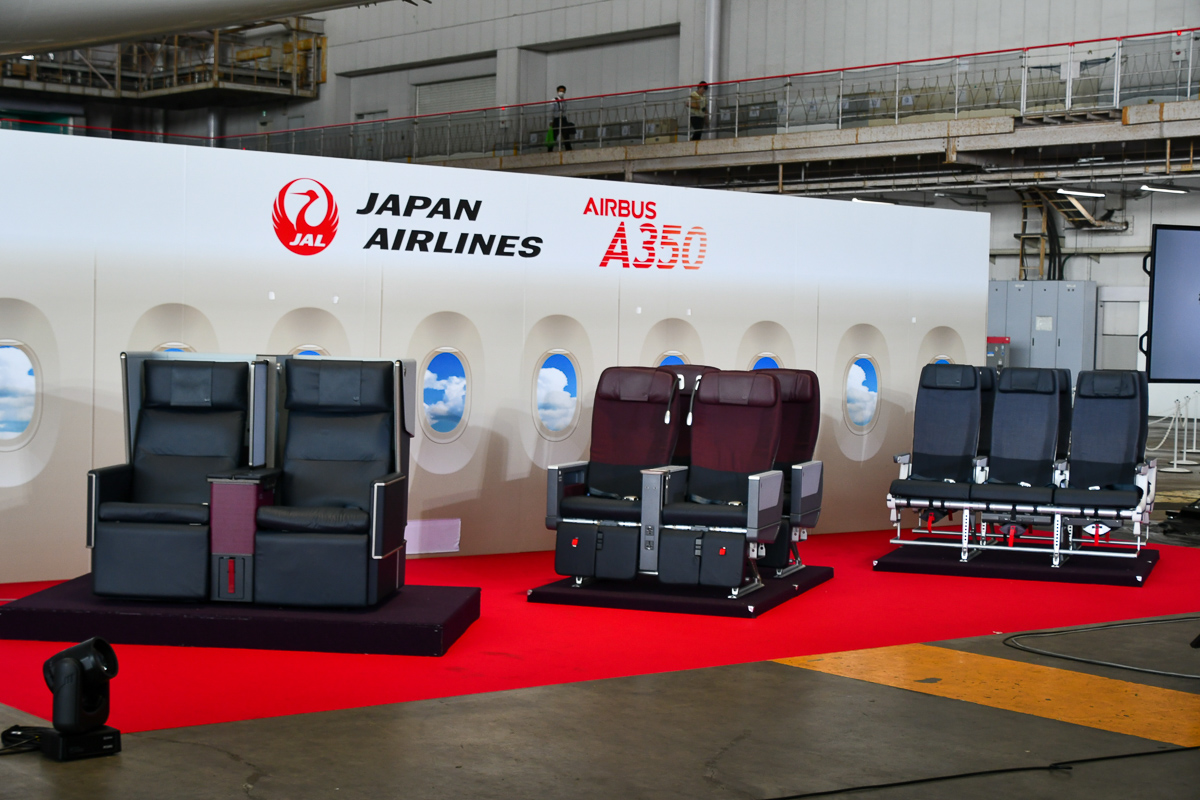 フォトレポート】JAL、9月1日に国内線デビューするエアバスA350型機を