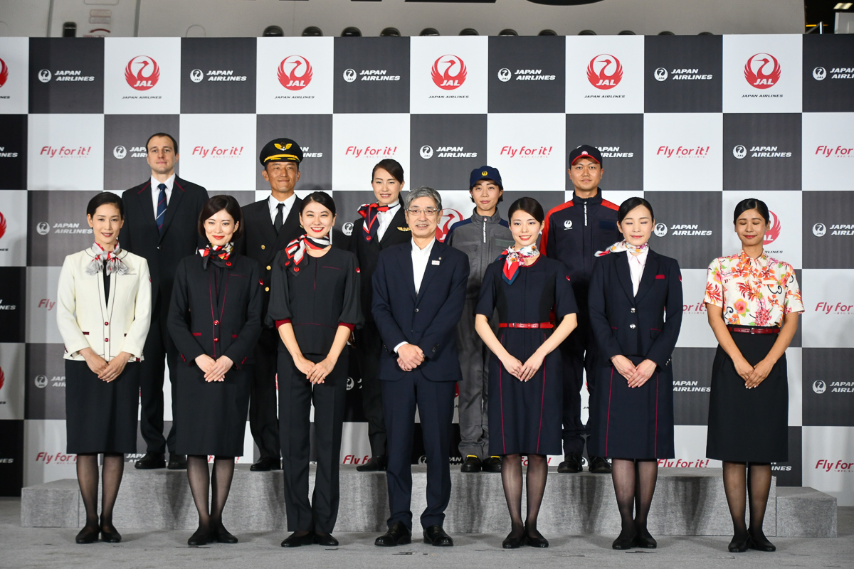 JAL ハワイ路線限定 制服ブラウス 花柄 日本航空 客室乗務員 CA 制服